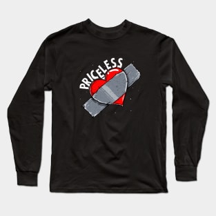 Duct Tape Heart - Priceless Long Sleeve T-Shirt